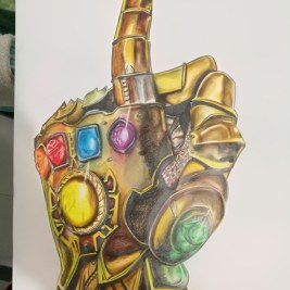 infinity gauntlet - faber castell colored pencils